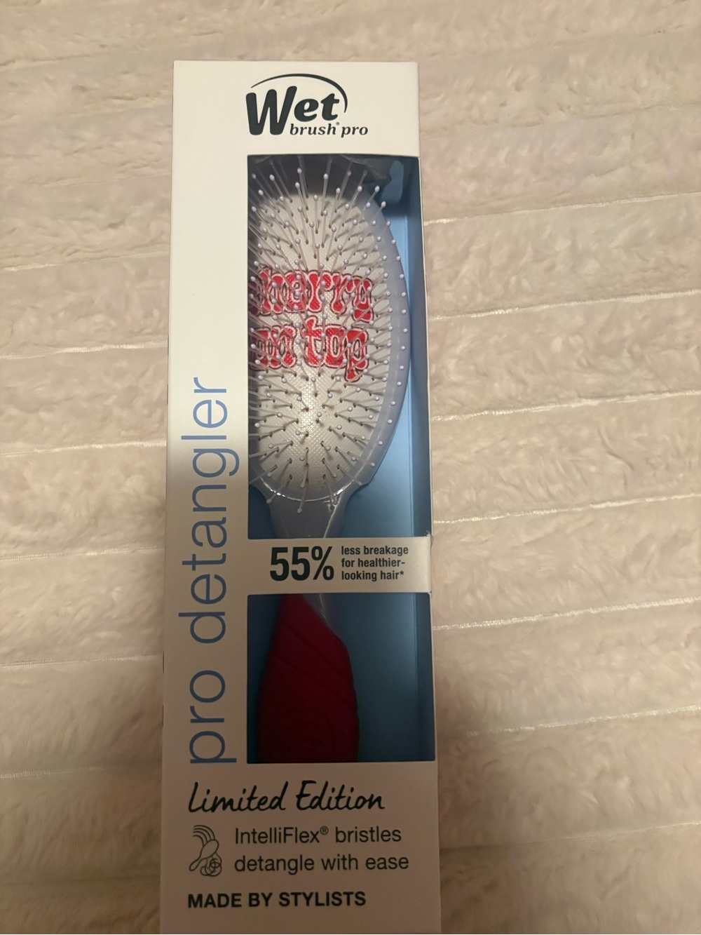 Wet Brush Pro Cherry On Top Limited Edition Original Detangler NIB